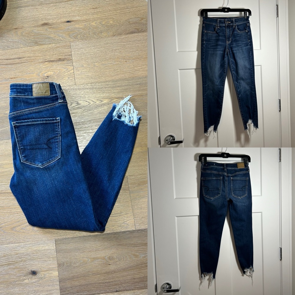 Size 2 short hi-rise jegging crop American Eagle